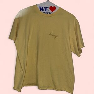 J. Galt Yellow Graphic T-Shirt
